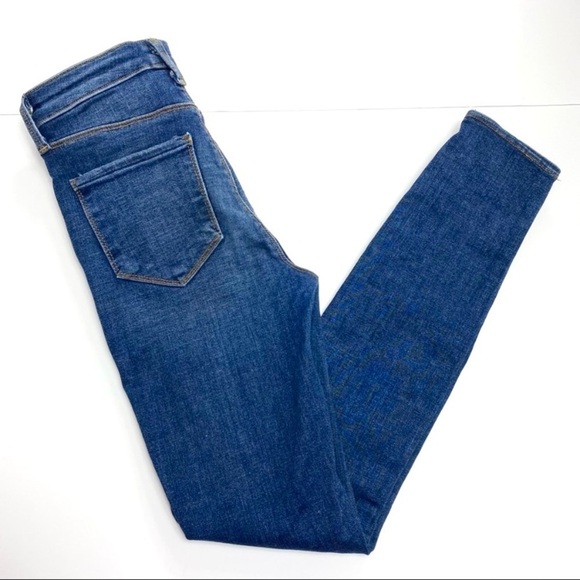 L’AGENCE Margot High Rise Ankle Skinny Jeans in Dark Vintage CUT # 2001 - Picture 7 of 7